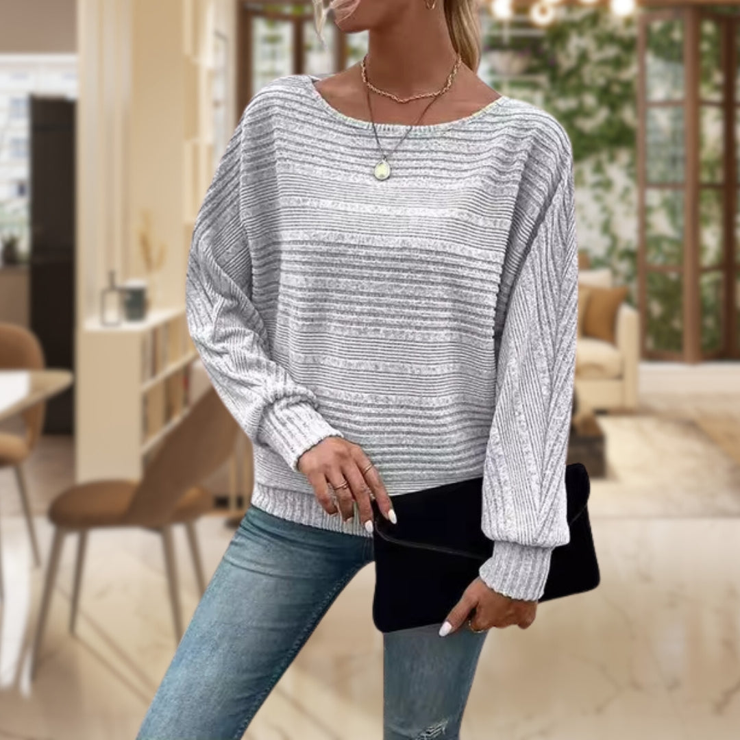 Abigail - Woven Sweater with Texture