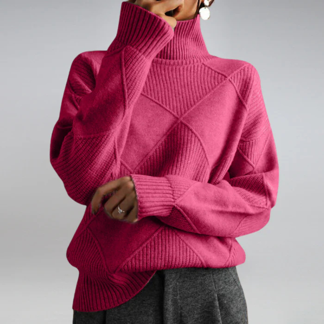 Lauren - Luxe Woolblend Turtleneck Sweater