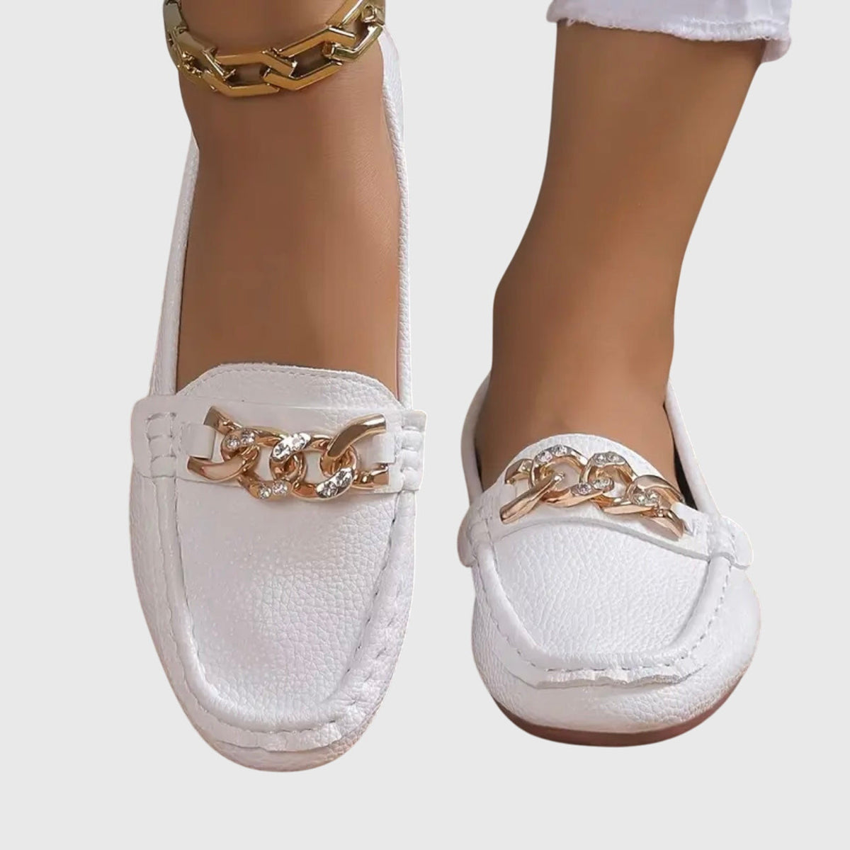 Eden - Flat Diamond Loafers