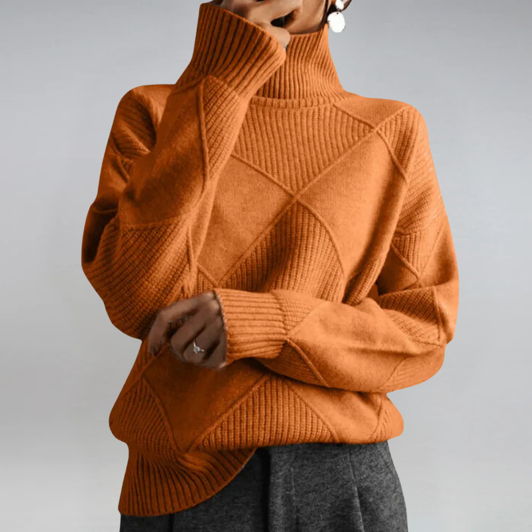 Lauren - Luxe Woolblend Turtleneck Sweater