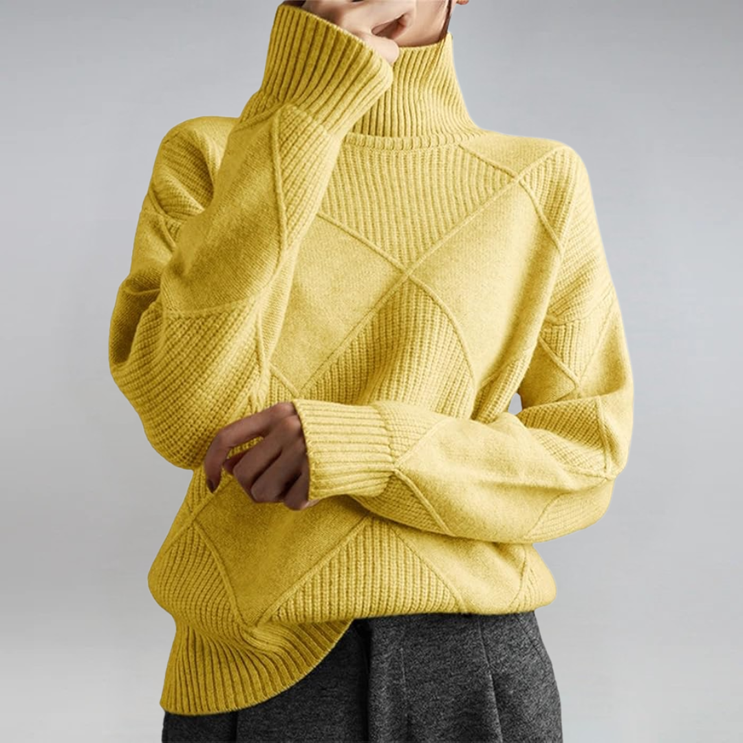 Lauren - Luxe Woolblend Turtleneck Sweater