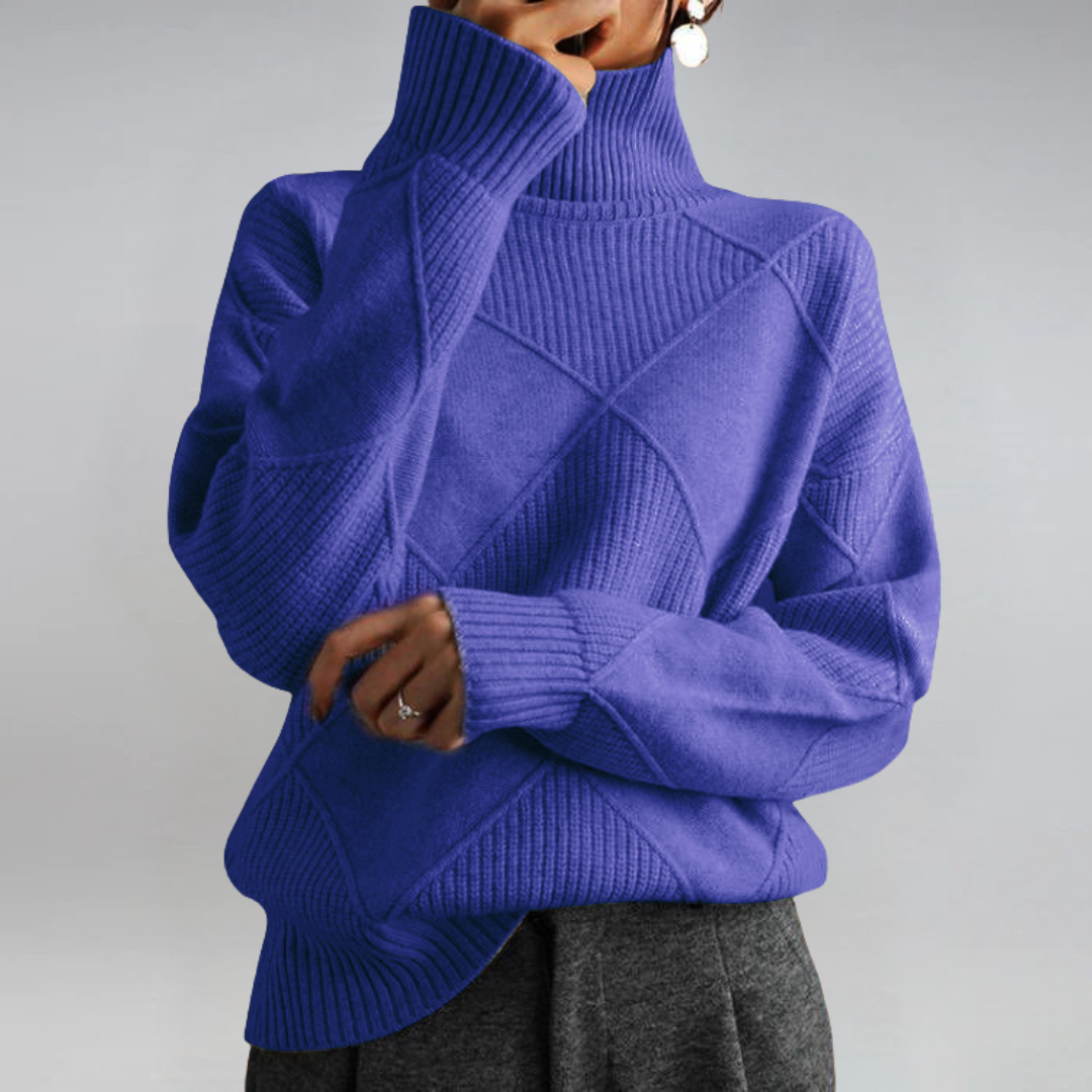 Lauren - Luxe Woolblend Turtleneck Sweater