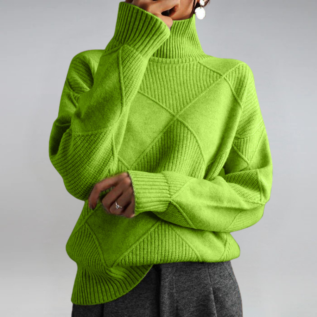 Lauren - Luxe Woolblend Turtleneck Sweater