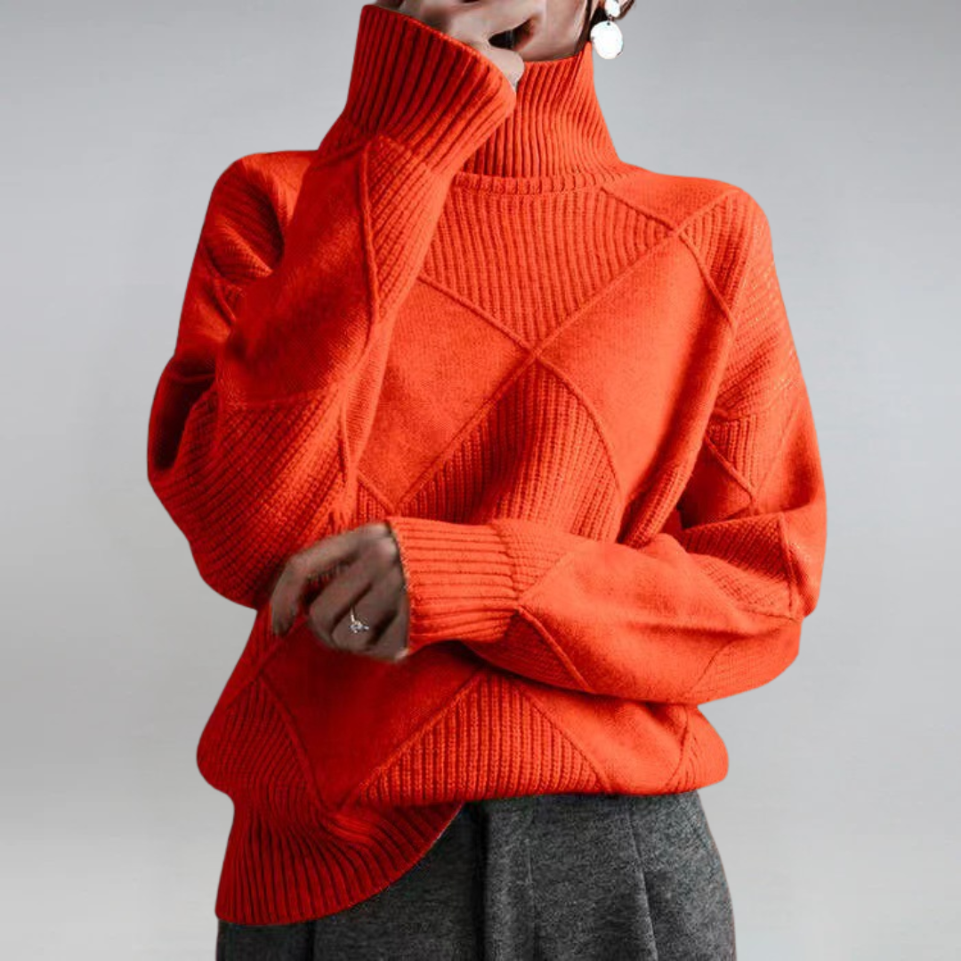 Lauren - Luxe Woolblend Turtleneck Sweater