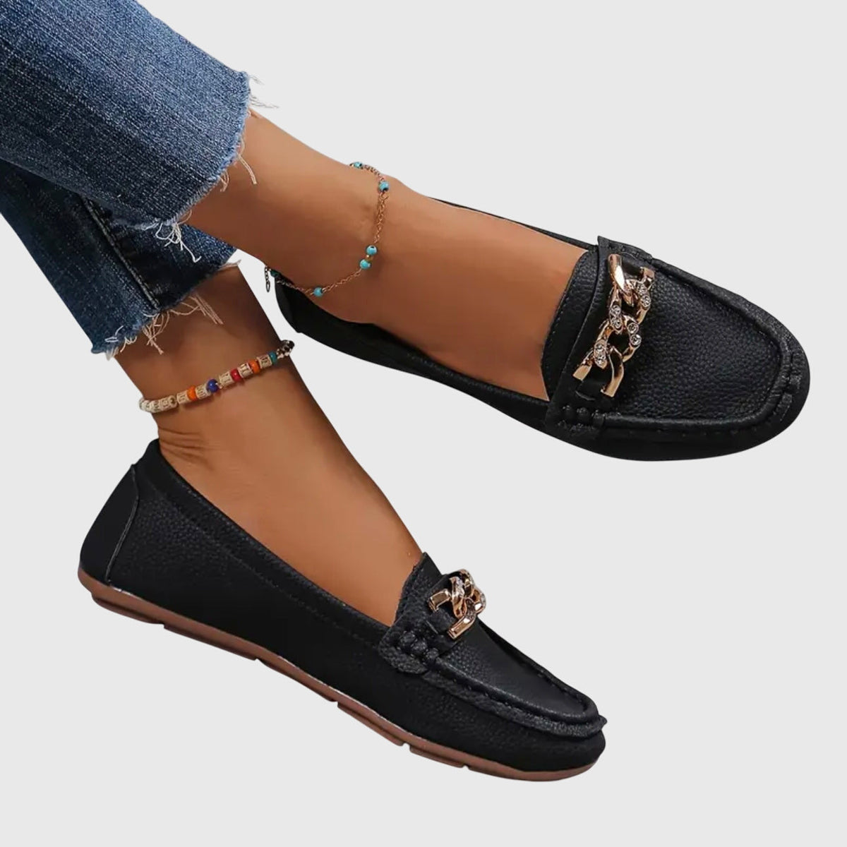Eden - Flat Diamond Loafers
