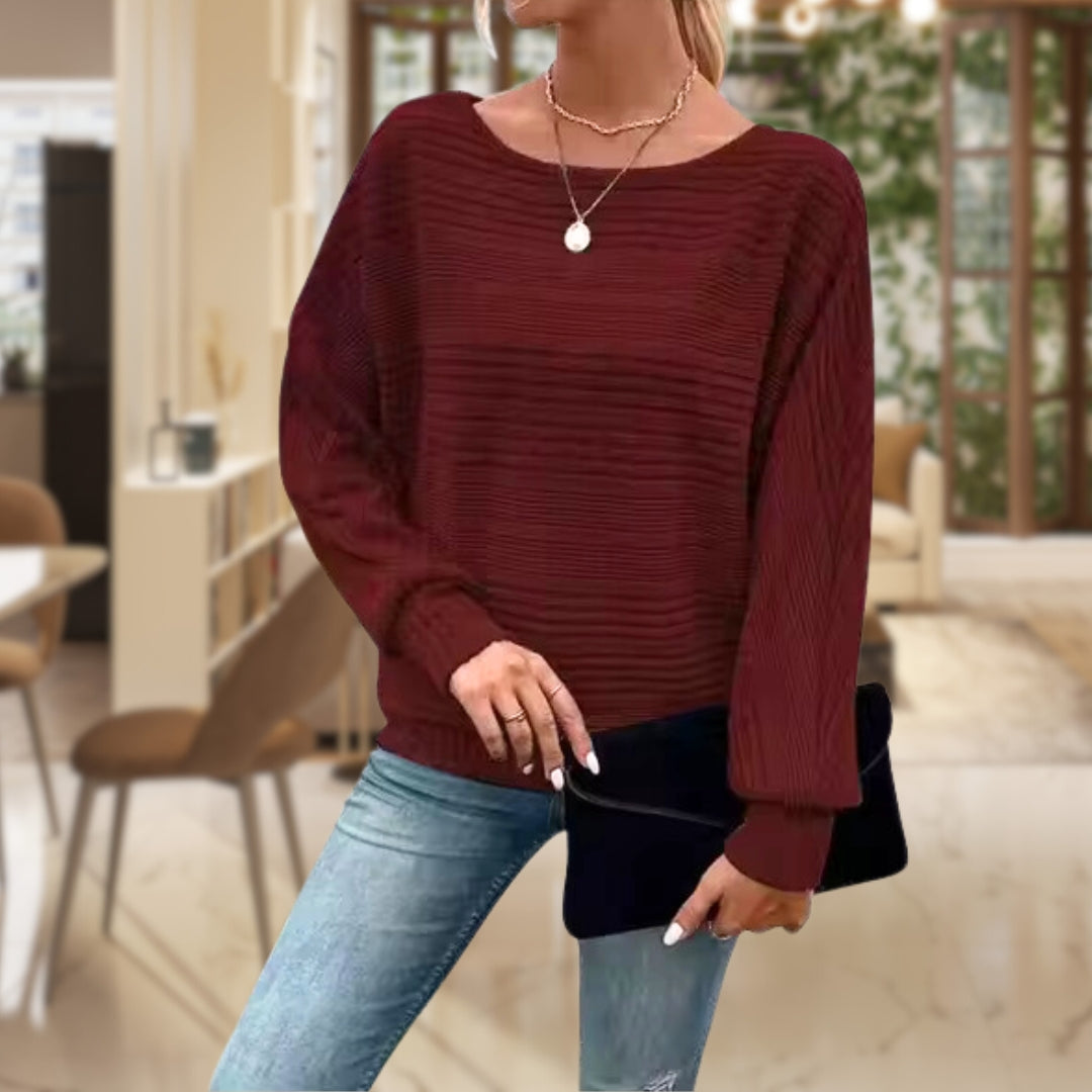 Abigail - Woven Sweater with Texture