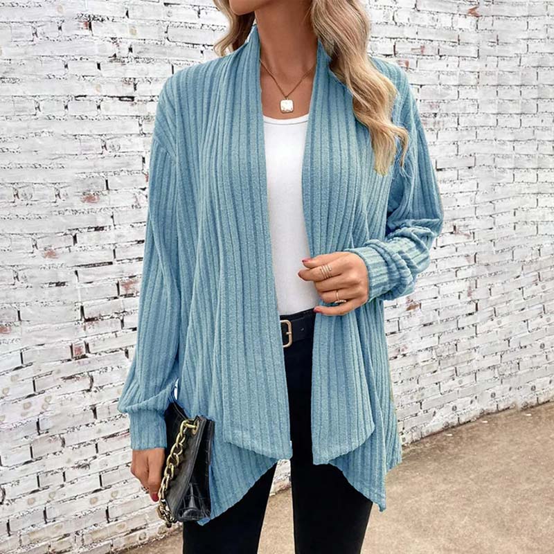 Sophia - Striped Collar Cardigan