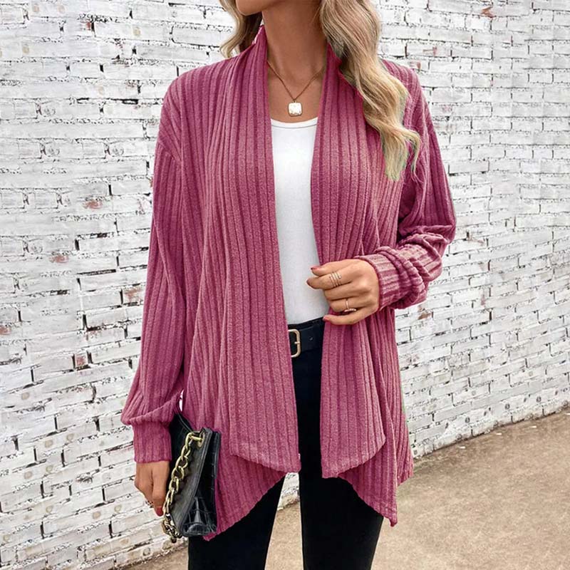 Sophia - Striped Collar Cardigan