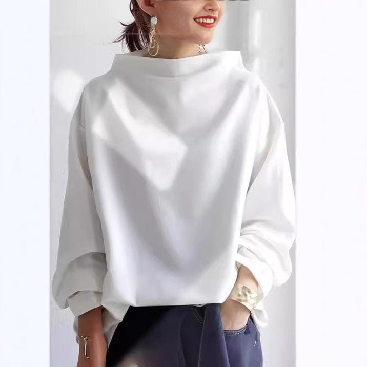 Lisa - High-Neck Casual Top