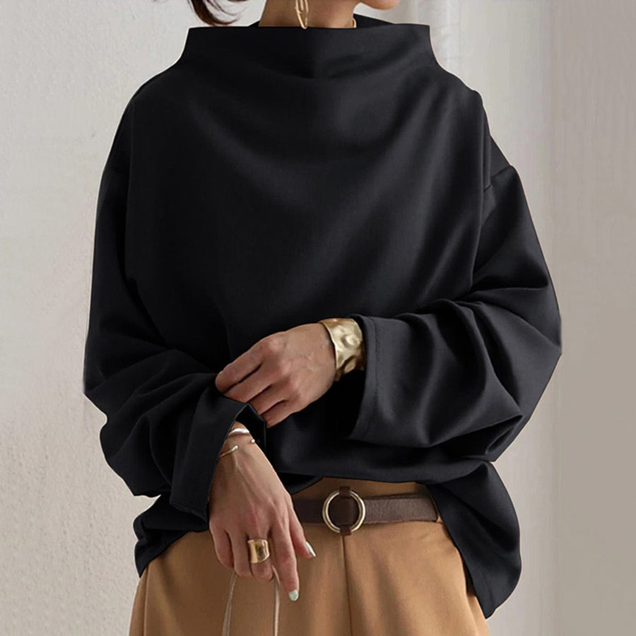 Lisa - High-Neck Casual Top
