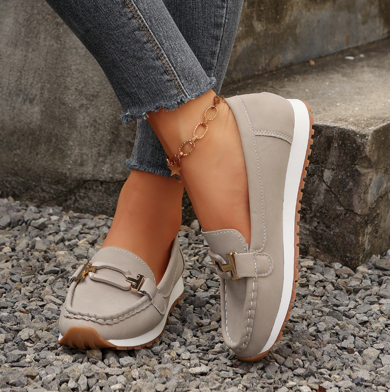Emelia - Buckle Loafers