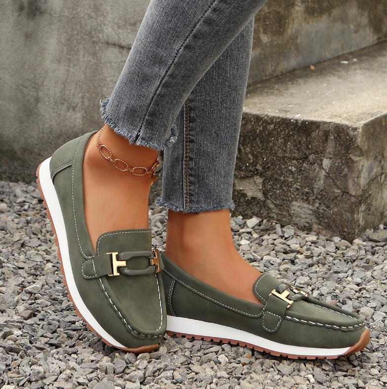 Emelia - Buckle Loafers
