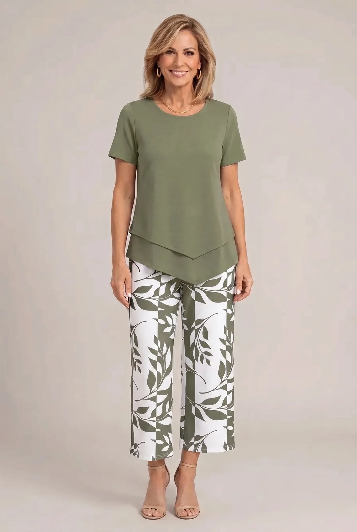 Aeryssa - Tailored Two-Piece Wide Leg Set