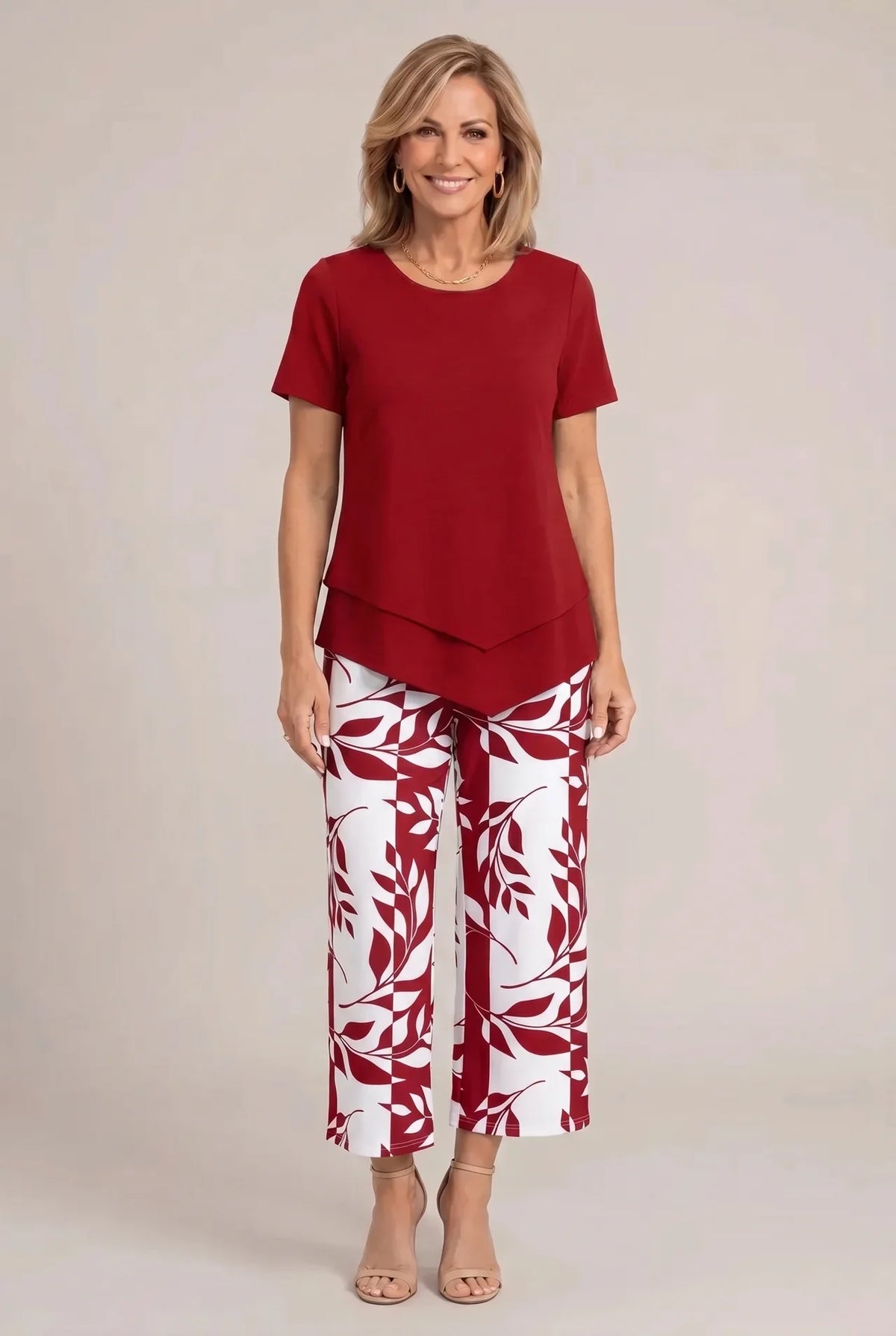 Aeryssa - Tailored Two-Piece Wide Leg Set